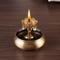 ราคา ถ้วยเทียนมันปาล์ม ทองเหลืองบริสุทธิ์ เทียนน้ำมันพืชอัดลม สำหรับบูชา พระประทานในบ้าน ไฟยืนยาว สไตล์วินเทจ (56103161414)