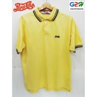 ราคา PEPSI COLA แท้ เสื้อยืดโปโลแขนยาวสีเหลืองสุดเท่ห์ (409668198)