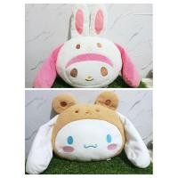 ราคา Pre-loved Pre-owned McDonalds Sanrio Exclusive 2025 Collection My Melody Cinnamoroll Plush Cushion (49956889332)