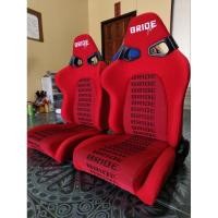 ราคา เบาะแต่งซิ่ง BRIDE VORGA ผ้าแดงกลางBRIDE (29834337815)