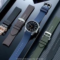 ราคา สําหรับ Jaeger-LeCoultre Polaris Series 21 มม.ปลายโค้ง Fluororubber สายนาฬิกาพร้อมหัวเข็มขัดพับสายยางนาฬิกาอุปกรณ์เสริม (41079221879)