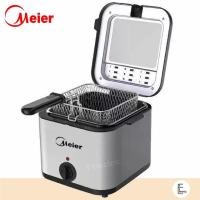 ราคา MEIER หม้อทอดเฟรนฟราย 2.5 ลิตร หม้อทอดไฟฟ้า เตาทอดไฟฟ้า หม้อทอดลูกชิ้น เตาทอด หม้อทอด Deep Fryer (21669597550)
