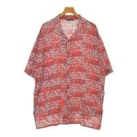 ราคา Balenciaga Aga Shirt White red overall pattern Direct from Japan Secondhand (54207069099)