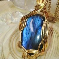 ราคา จี้ลาบราดอไรท์ สร้อยลาบราดอไรท์ หินลาบราโดไรต์ หินlabradorite (25912677715)