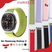 ราคา สายรัด for Samsung Galaxy Watch 8 40mm 44mm Watch 8 Classic 46mm ทดแทนสร้อยข้อมือไนล่อนกีฬาระบายอาศ for Samsung Galaxy 8 (42122408561)