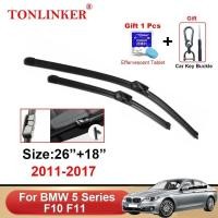 ราคา TONLINKER ใบปัดน้ําฝนสําหรับ Bmw 5-Series F10 F11 2011-2015 2016 2017 รถอุปกรณ์เสริมด้านหน้ากระจกใบปัดน้ําฝนเครื่องตัดแปรง (40379250634)