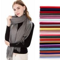 ราคา ผ้าคลุมไหล่ ผ้าพันคอ ผ้าเเคลชเมียร์สีพื้น (Cashmere) (13824753948)