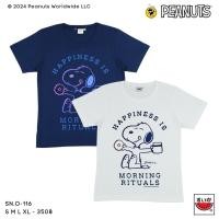 ราคา เสื้อแตงโม (SUIKA) - เสื้อยืดคอกลมแขนสั้น ลายสนูปปี้ (SN.O-116) (28226076966)