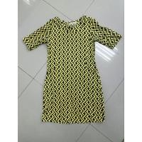 ราคา เดรสสาวอวบ เดรสสีเหลือง (25428972444)