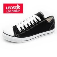 ราคา รองเท้าผ้าใบ 955 D LEO รองเท้าผ้าใบดำขาว (20849577663)