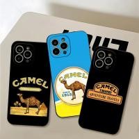 ราคา TK-1 บุหรี่ยี่ห้อ Camel เคสโทรศัพท์หรูหราออกแบบสําหรับ iphone 17,15 Pro 14 Pro Max 12 Mini 11 13 Xr X Xs 6s 7 8 Plus ปกหลัง kz0 (26457056339)