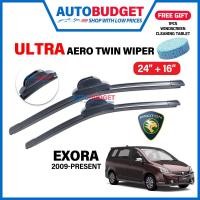 ราคา PROTON EXORA 2009 - PRESENT ULTRA Aero Twin Wiper UNIVERSAL ADAPTER EXORA ชุดปัดน้ําฝน (24" +16") ใบปัดน้ําฝนกระจกหน้ารถ (56103549303)