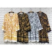 ราคา เดรสแขนระบาย ลาย VERSACE ยอดฮิต (1199340986)
