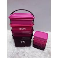 ราคา Tupperware. ชุดปิ่นโตแสนดีพร้อมเหมันมินิ (15041617471)
