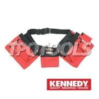 ราคา กระเป๋าคาดเอวใส่เครื่องมือมี 3 ช่อง Tool Pounch Double nail Bag&Combination KEN593-3400K "KENNEDY" (24429695235)