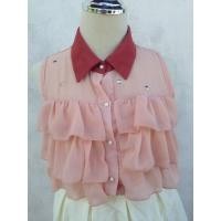 ราคา เสื้อ แขนกุด คอปก ผ้าชีฟอง (320206931)