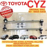 ราคา (1 PAIR) โช้คหน้า/โคลงลิงค์ TOYOTA ESTIMA ACR50, ALPHARD, VELLFIRE ANH20, PROTON X70 (43728007658)