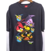 ราคา เสื้อยืด มือสอง ลายเกมส์ ANGRY BIRDS SPACE อก 42 ยาว 27 #1186 (57600871193)