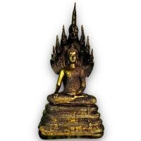 ราคา พระประจำวันเสาร์ ปางนาคปรก สีทองเก่า ขนาดหน้าตัก 9 นิ้ว เนื้อเรซินผสมมวลสารมงคล บูชาเสริมความสุขความเจริญ T (22132346525)