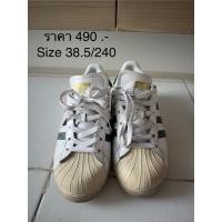 ราคา Adidas Superstar size 38.5 /UK5.5 /JP240 (มือสอง) (43250297279)