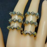 ราคา แหวนโอปอล3หัว Opal ring ฟรีไซส์ (23641841478)