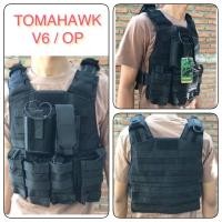 ราคา เปลือกเสื้อเกราะ TOMAHAWK รุ่น V6 / OP ขนาดมาตราฐาน มี 4 ช่องใส่Max เปิดด้านข้างได้ น้ำหนักเบาและสามรถใส่แผ่นเกราะได้ (14404599718)