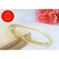 ราคา เครื่องประดับ กำไลทอง กำไลข้อมือทอง งานเศษทองคำเยาวราช ลายเกลี้ยง น้ำหนัก 2 สลึง (3715590684)