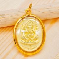 ราคา [ พร้อมส่ง ] จี้พระพิฆเนศวร-พระมหาพรหม • กรอบทองคำแท้ • กันน้ำ • พระแท้จากวัด • ตรงรุ่น • ปลุกเสกแล้ว [PA801] (24771362617)