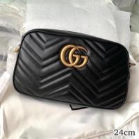ราคา ถูกที่สุด ของแท้ 100% Gucci GG marmont camerabag 24 cm. (27441100802)