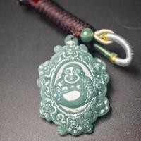 ราคา จี้หยกบลู งานแกะสลัก พระสังกัจจายน์ หยกกัวเตฯ - Jadeite Type A (PD108) (55703060256)