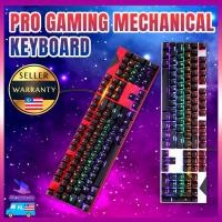 ราคา CRK3 REAL GAMING MECHANICAL KEYBOARD คีย์บอร์ดเกม BLUE SWITCH RED SWITCH COLOURFUL RAINBOW BACKLIGHT MECHANICAL (47950937412)