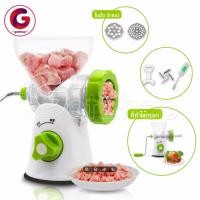 ราคา Meat Grinder Manual เครื่องบดสับเนื้อ บดหมูมือหมุน DLQ-G2(สีขาว) (27707249582)