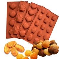 ราคา Madeleine Pan Nonstick Silicone Madeleine Molds Shell Shape Baking Cake Mold Pan DIY Bakeware Pan Kitchen Accessories (40253215134)