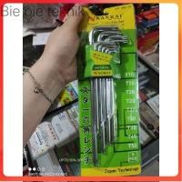 ราคา ชุดกุญแจ nankai star L 9 ชิ้น / 9 ชิ้น nankai ชุดกุญแจ L ดาวยาว วิศวกรรมบีบี้ (20270255822)