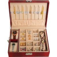 ราคา ❁✟กล่องเครื่องประดับเยอรมันพร้อมตัวล็อค กล่องนาฬิกา แหวน สร้อยข้อมือ เครื่องประดับ สร้อยคอ กล่องเก็บสองชั้น เข็มขัด เจ้า (22473089810)