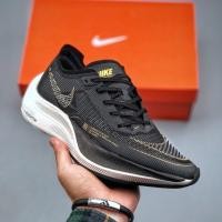 ราคา Nike Zoomx Vaporfly Next % 2 Black Gold รองเท้าวิ่งมาราธอนผู้ชายผู้หญิงรองเท้าผ้าใบ unisex ลำลอง (27503720753)