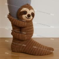 ราคา Plush Crochet Animal Socks Cute Socks (45354997746)
