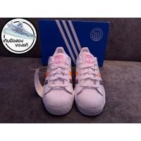 ราคา 004047 Adidas Original Superstar White/Night Sky/Green (18091577310)