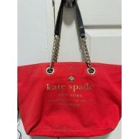 ราคา kate spade แท้สภาพสวย ตำหนิสายมีรอยบ้างงานผ้าสีแดง (43422567999)