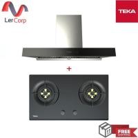 ราคา (TEKA) เครื่องดูดควันแบบกระโจมติดผนัง DHW 90 T0 + เตาแก๊ส 2 หัวเตา GTS 78 2G (17684286784)