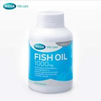 ราคา ส่วนลดส่งเสริมการขายMEGA We care เมก้าวีแคร์ FISH OIL 1000 MG. (200 's) น้ำมันปลา 1000 มก. 200 เม็ด (F2200M) (48207086046)
