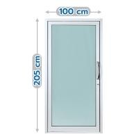 ราคา WINDOW ASIA ประตูอะลูมิเนียม บานสวิงเดี่ยว 100x205 ซม.