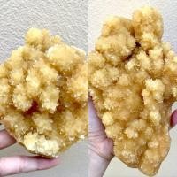 ราคา Calcite แคลไซต์ ผลึกสามเหลี่ยมซ้อน สีส้ม สวยงามมากค่ะ "หินแห่งการชำระล้างพลังงานลบ“ UV react (50756365186)