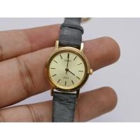 ราคา นาฬิกา Vintage มือสองญี่ปุ่น Seiko Spirit 4n21 0640 Golden Dial ผู้หญิง ทรงกลม ระบบ Quartz ขนาด24mm (25231570167)