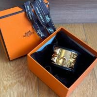ราคา Hermes CDC Bracelet Noir GHW Size S Stamp [R] (27426274751)