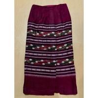 ราคา ผ้าถุงตัดสำเร็จ ผ้าทอไทยลื้อ ลายน้ำไหลสอดดิ้น ตำหนิเล็กน้อย (25311164491)