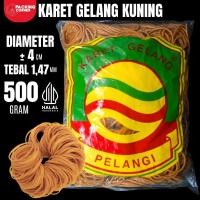 ราคา ยางรัดเหลือง 16mm 500GR | ยางผูกสีรุ้ง 500 กรัม (45254535767)