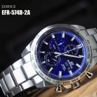 ราคา Casio Edifice นาฬิกาข้อมือผู้ชาย สายสเตนเลสสตีล รุ่น EFR-574 (EFR-574D-2A ) (55756647405)