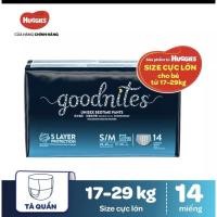 ราคา กางเกงผ้าอ้อม Huggies Goodnite night ไซส์ S/M จาก 17-29kg (43963498424)
