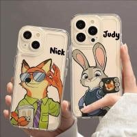 ราคา สินค้าพร้อมส่ง! เคสไอโฟน เคส iPhone 17/16/15/14/13/12 ลาย Nick & Judy จาก Zootopia ✨ กันกระแทก+นุ่มมือ (47755834273)